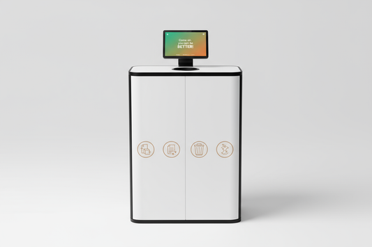 AI-based self sorting trash bin